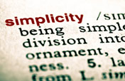 the word simplicity in a dictionary